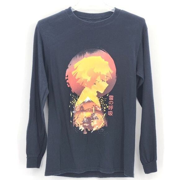 Tee Fury Demon Slayer Tee Breath of Fire Zenitsu Mens Size Small Anime Japanese - Picture 2 of 6